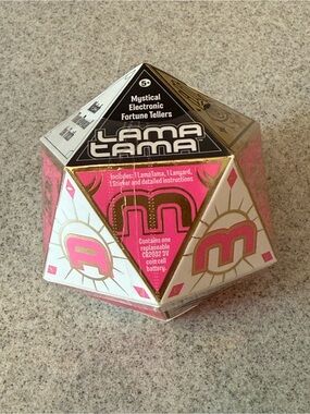 Lama Tama Mystical Electronic Fortune Teller - Pink & White